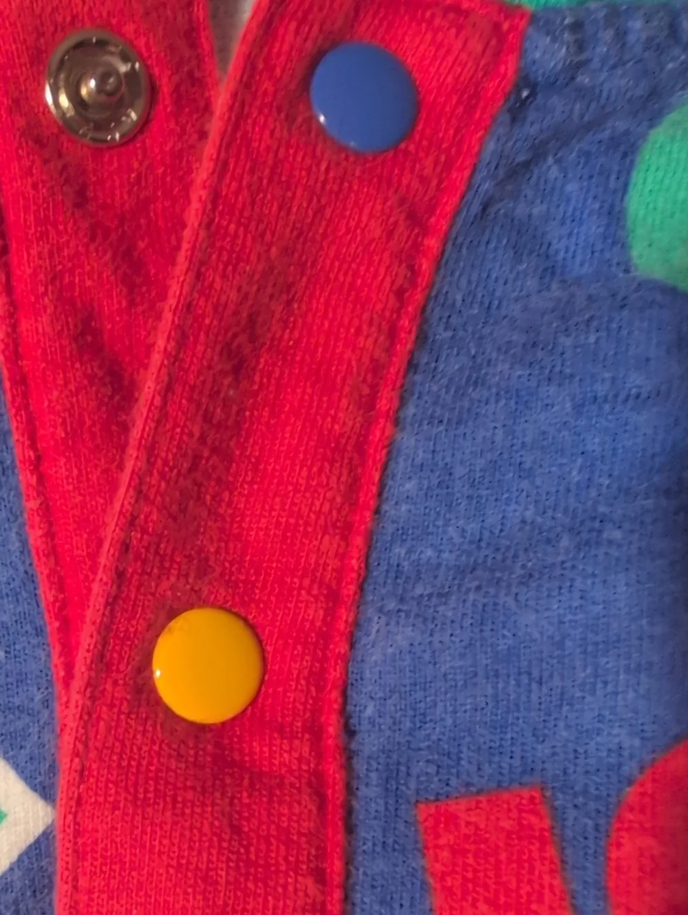 Vintage 1990s Gymboree Rainbow Tag Hooded Romper Jumpsuit Number Print‎ Rare XS